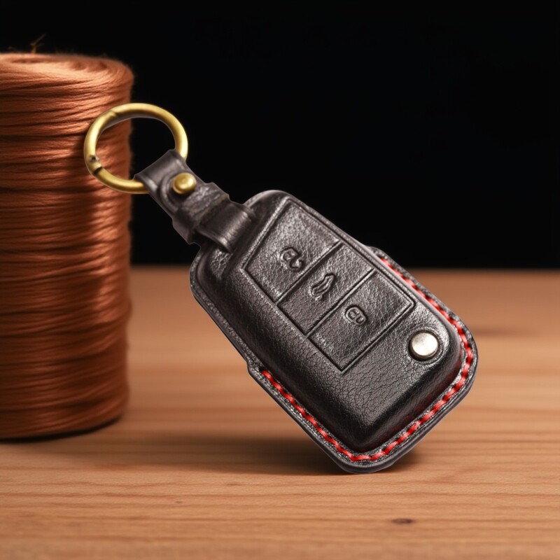 适用于大众钥匙套新款帕萨特真皮汽车钥匙套手工塑形高档钥匙包壳