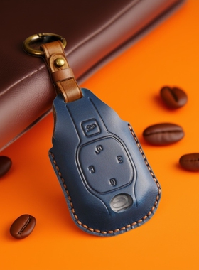 适用23款广汽传祺m8钥匙套gm8宗师版汽车高档手工真皮钥匙壳扣包