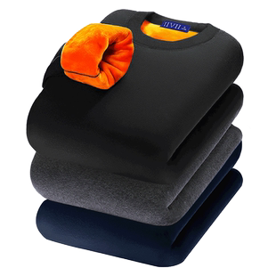 中老年男士保暖内衣男加厚加绒套装超厚单件防寒保暖棉衣上衣冬季