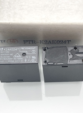 包邮全新富士通 K2AK024T 24VDC 24V 1常开原装继电器16A FTRK2AK