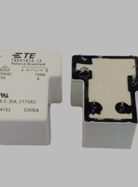 TE全新原装 T9SV1K15-12 现货太阳能光伏继电器35A 大4脚12V DC12