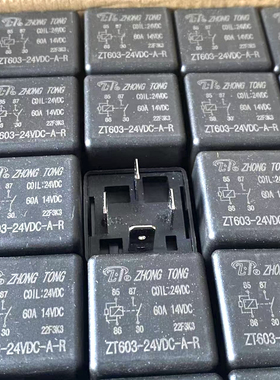 包邮全新原装 ZT603-24VDC-A-R 24VDC 60A14VDC 现货4脚60A小插脚