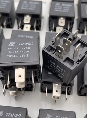 全新原装现货TRV4-L-24V-Z 天波 24VDC 5脚 40A 车用继电器无支架