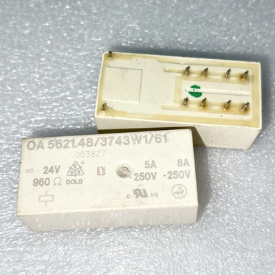 包邮现货 OA 5621.48/3743W1/61 进口OA安全继电器 24VDC 960欧8A