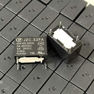 JZC 32FA 024 现货HF宏发5A继电器4脚24V 全新原装 HSL2 555 包邮