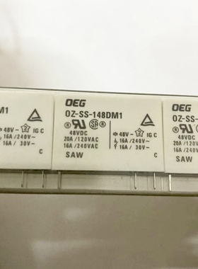 包邮全新原装 OZ-SS-148DM1 现货48VDC 继电器6脚1常开 20A120VAC