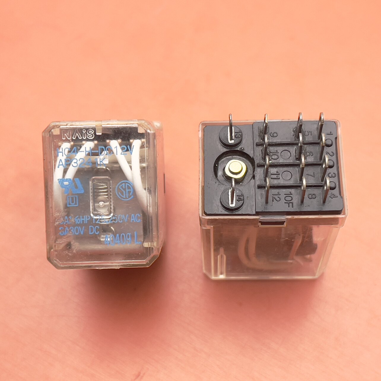 现货 HC4-H-DC12V 进口拆机松下 AP3241K 测好继电器 12VDC 14脚