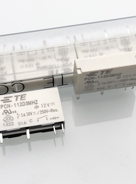 包邮TE泰科继电器 PCN-112D3MHZ 4脚3A 12VDC一组常开Tyco PLC用