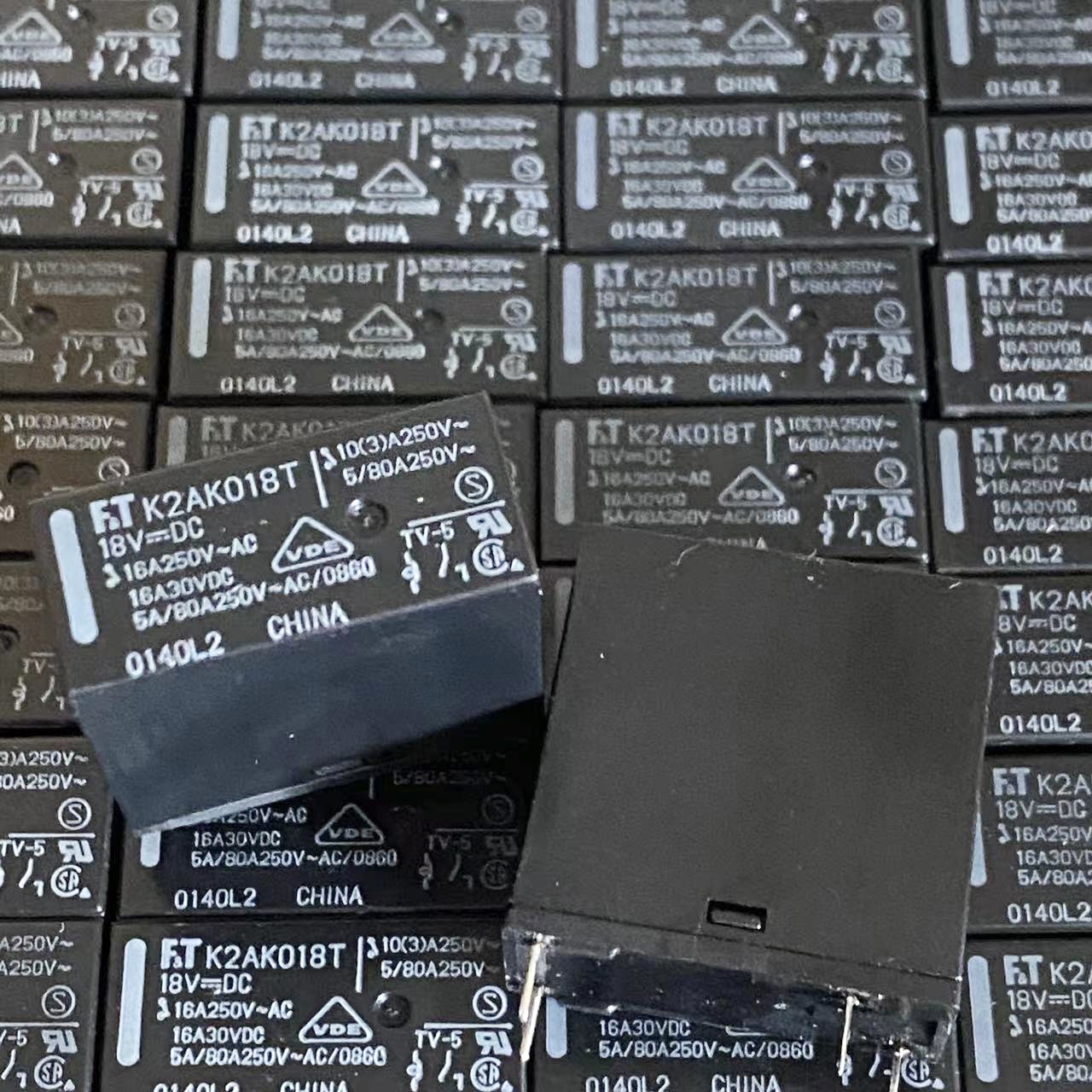 包邮原装现货 K2AK018T 富士通F.T继电器 18VDC 18V 4脚 16A 常开
