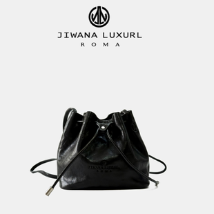 复古真皮百搭通勤单肩斜挎超火小众不撞款 包包 LUXURL JIWANA