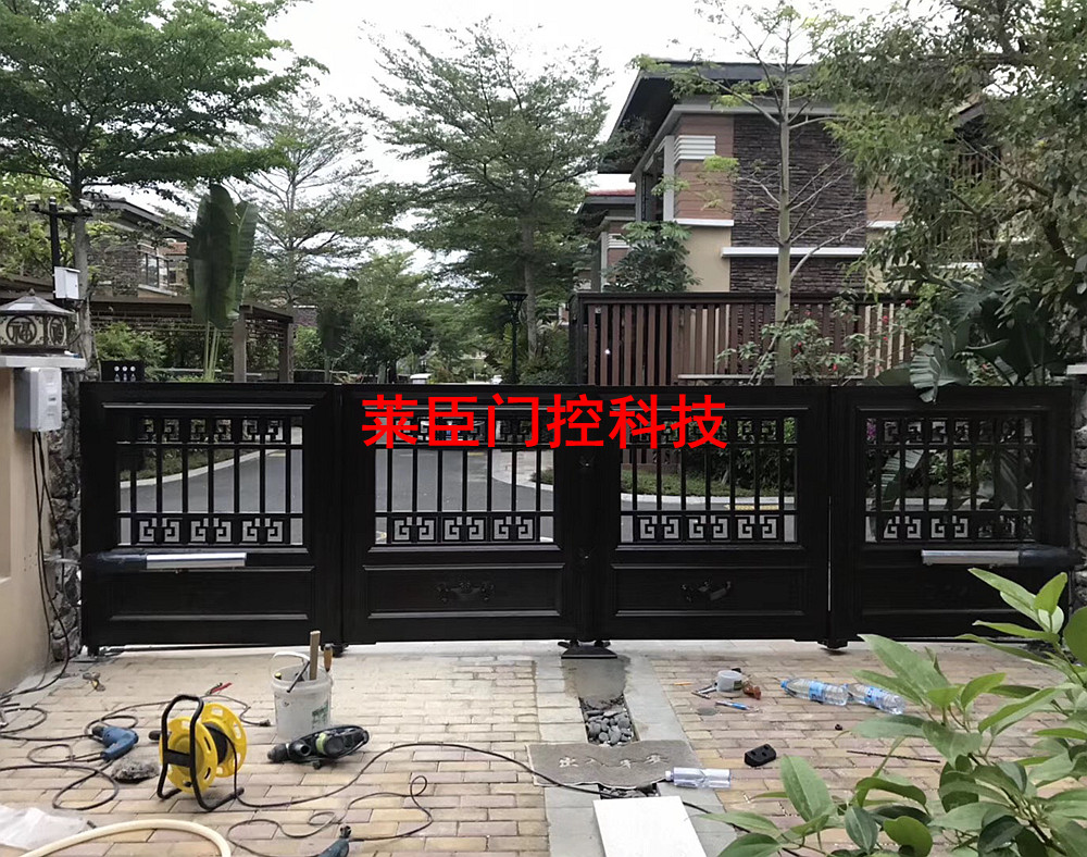 莱柯别墅平开门机庭院门臂式掩门机直臂开门机挂壁对开门机LK230