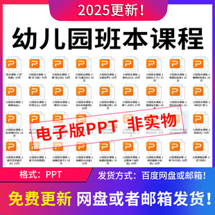 2025年幼儿园班本课程PPT课程故事大班中班小班活动主题实施方案