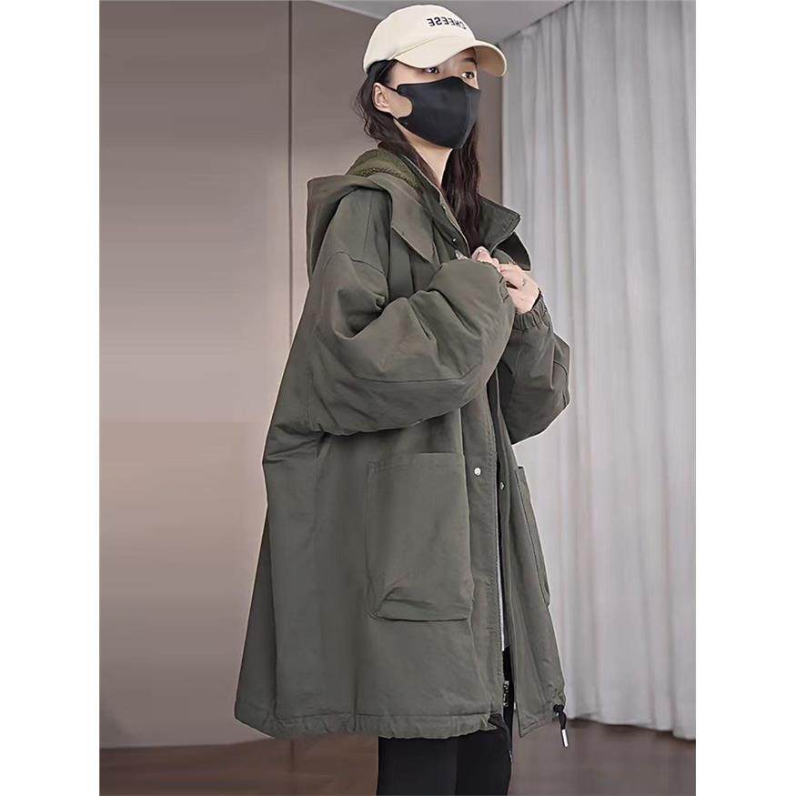 休闲百搭洗水棉工装糕糕毛外套女冬季厚实保暖加绒加厚风衣棉衣女,个性定制/设计服务/DIY,棉服工装,淘宝优惠券,粉丝福利购,淘宝优惠卷