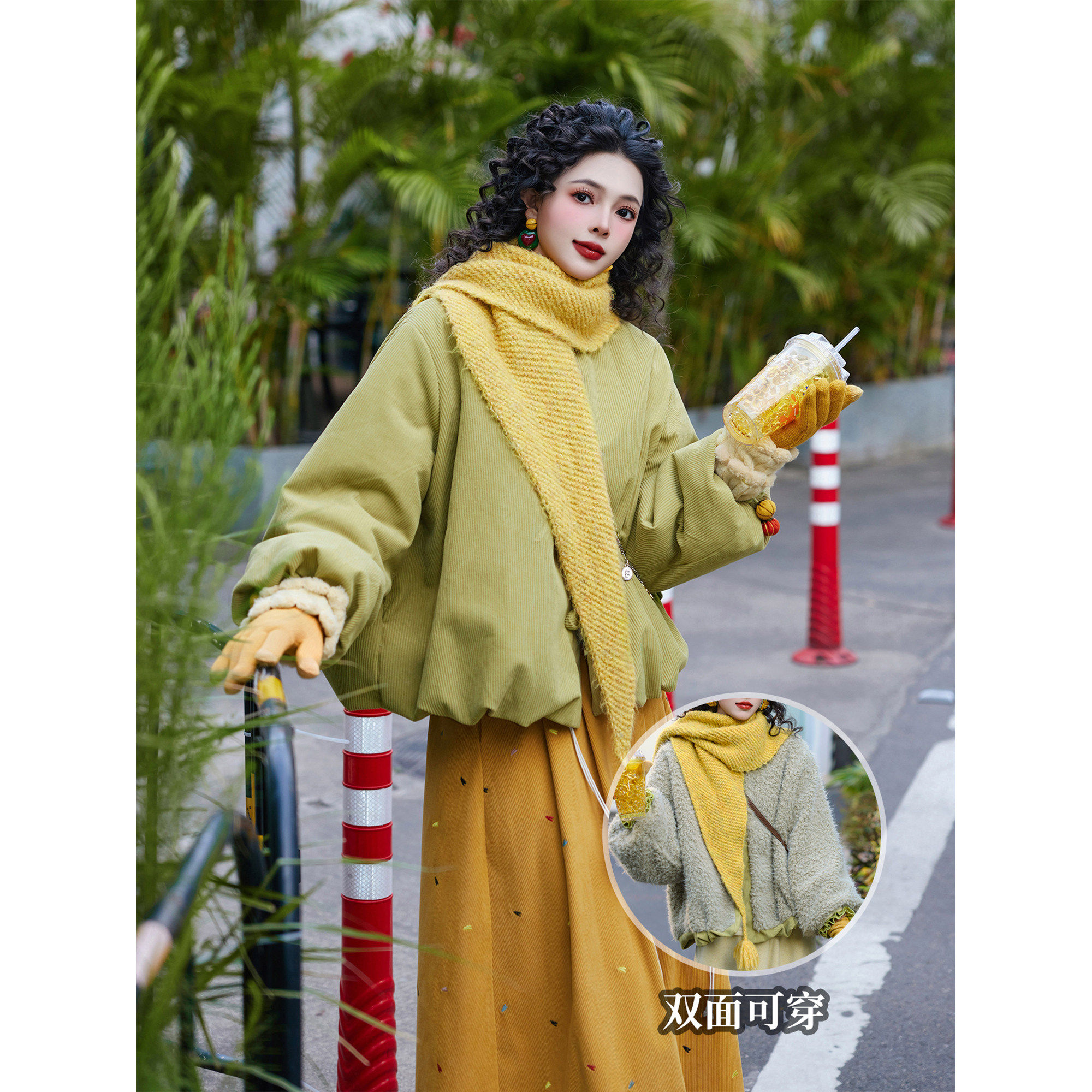 扣子家【冬日多巴胺】宽松棉服女款2025新款冬季加绒保暖棉衣外套,个性定制/设计服务/DIY,棉服工装,淘宝优惠券,粉丝福利购,淘宝优惠卷