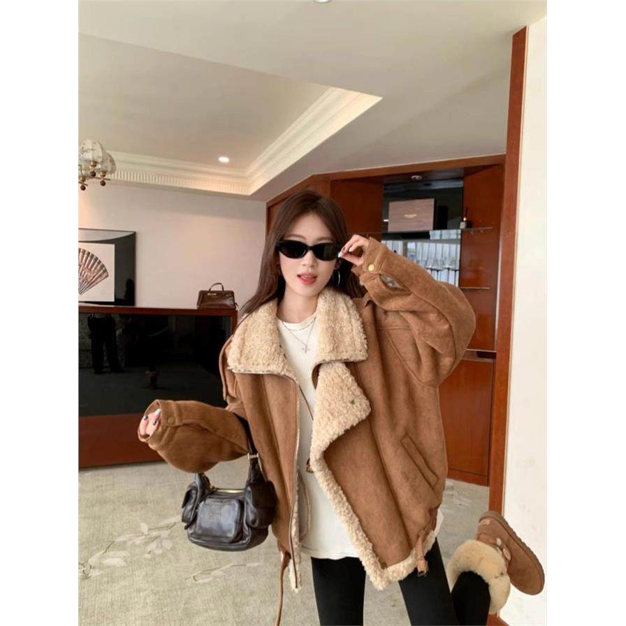 kumikumi覆古新款鹿皮绒羊羔毛棉服外套女装秋季百搭宽松显瘦上衣,个性定制/设计服务/DIY,棉服工装,淘宝优惠券,粉丝福利购,淘宝优惠卷