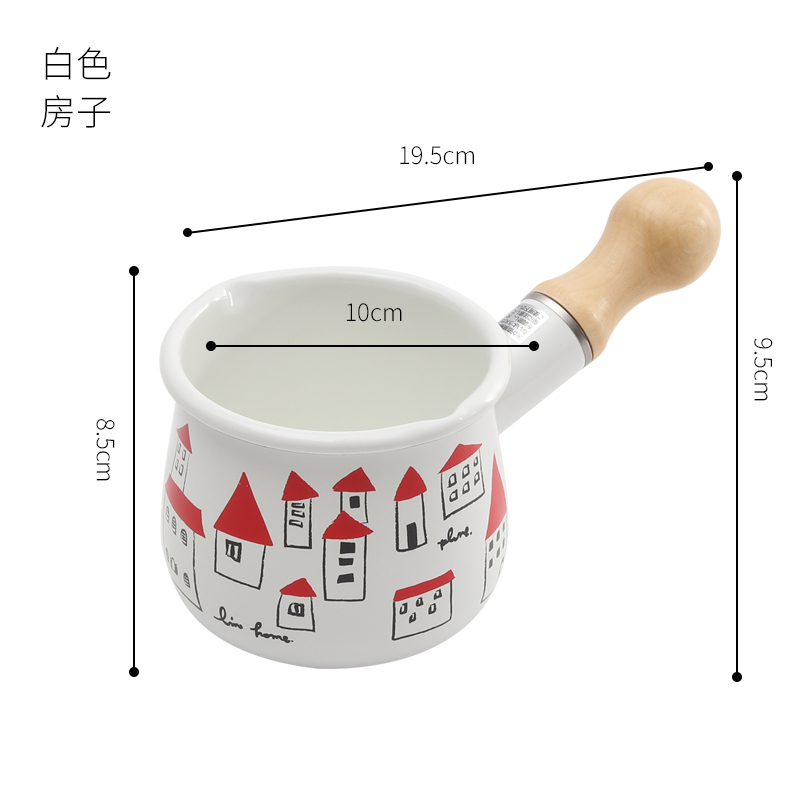 辅食锅单柄不粘锅日式珐琅泡面锅小奶锅10cm日本搪瓷奶锅家用宝宝|ruв категории кухня/посуда, посуда, горшок/горшок/чайник, молоко горшок - от Buy2taobao.com для оказания профессиональной услуги покупки агента Taobao