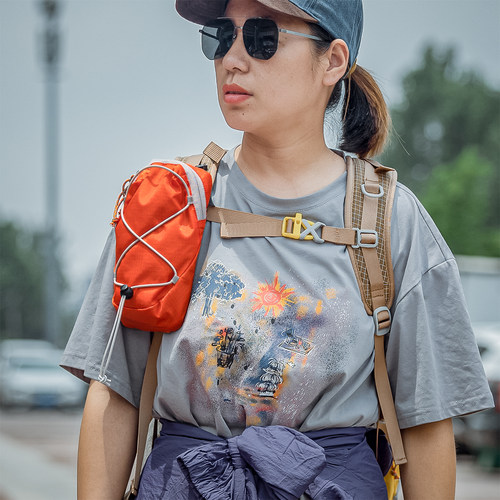 肩带包手机挂袋户外登山徒步附件包收纳杂物包超轻拓展包