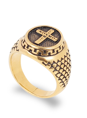 男女通用不锈钢复古保色持久戒指