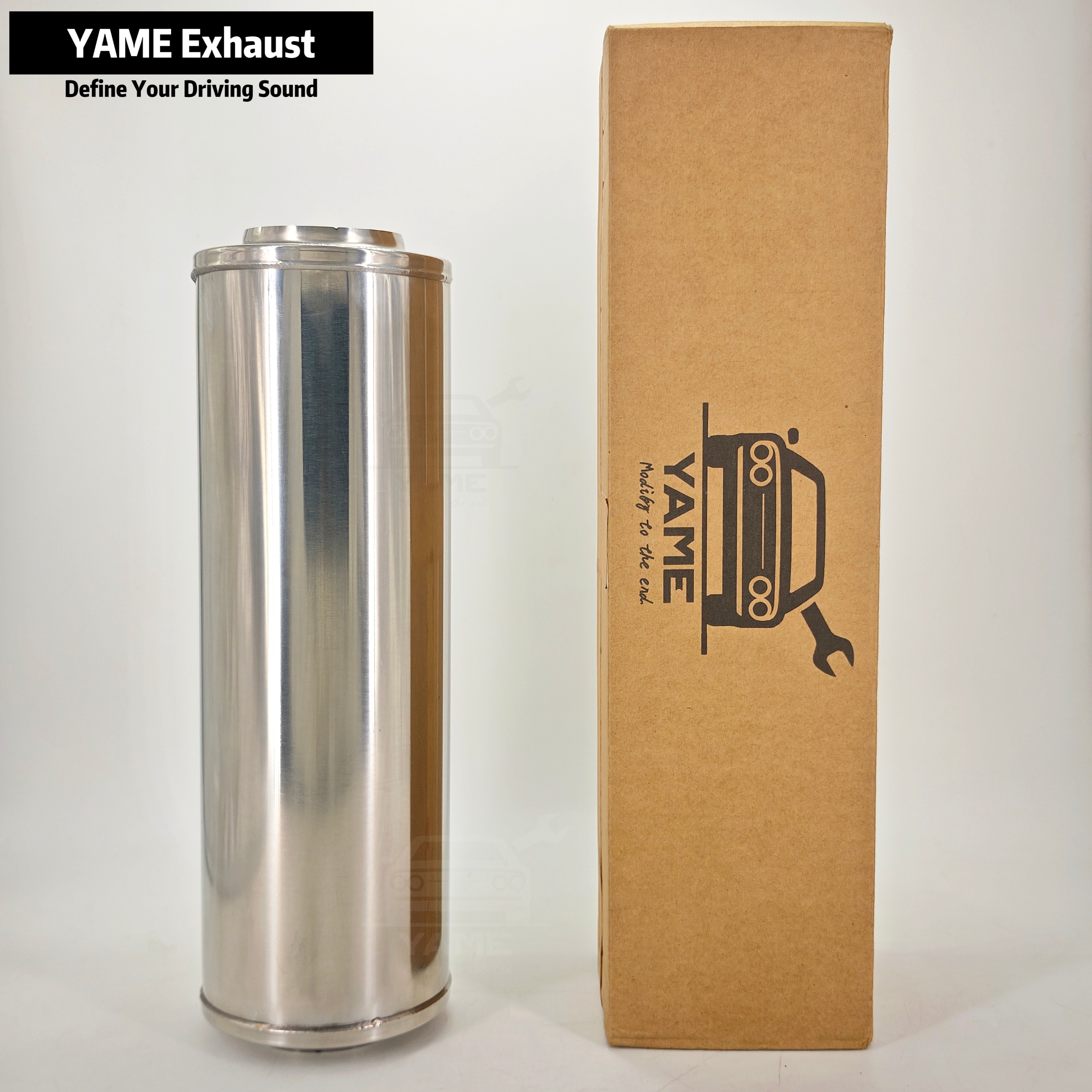 中段排气管消音器降噪减震加低扭