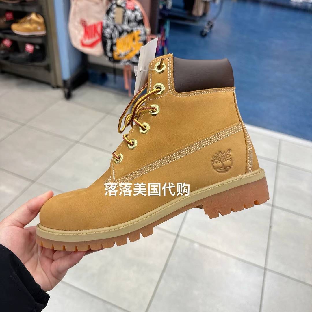 落落美国代购 Timberland/添柏岚 大黄靴高帮靴工装靴 防水马丁靴