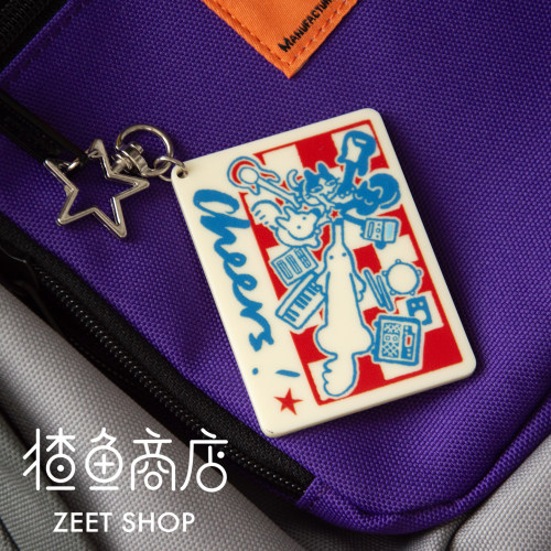 猹鱼商店 乐队集结cheers！摇滚猫狗亚克力实色板挂件包挂钥匙链
