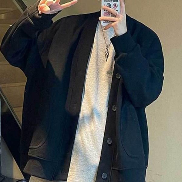 独特超好看男生外套开衫
