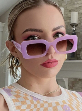 多巴胺甜美风眼镜墨镜穿搭饰品配饰风格首饰女孩糖果色太阳镜女生
