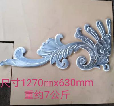 铝艺大门配件大全农村庭院铝门心花 别墅铝花配件盾牌单面花铝艺