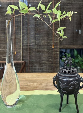 阳台窗帘免打孔阳光玻璃房遮光屏风遮阳帘茶室卷帘苎麻隔断帘垂帘