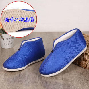 中式 男女棉鞋 传统纯手工千层底布底鞋 特大码 布里子寿鞋 老北京布鞋