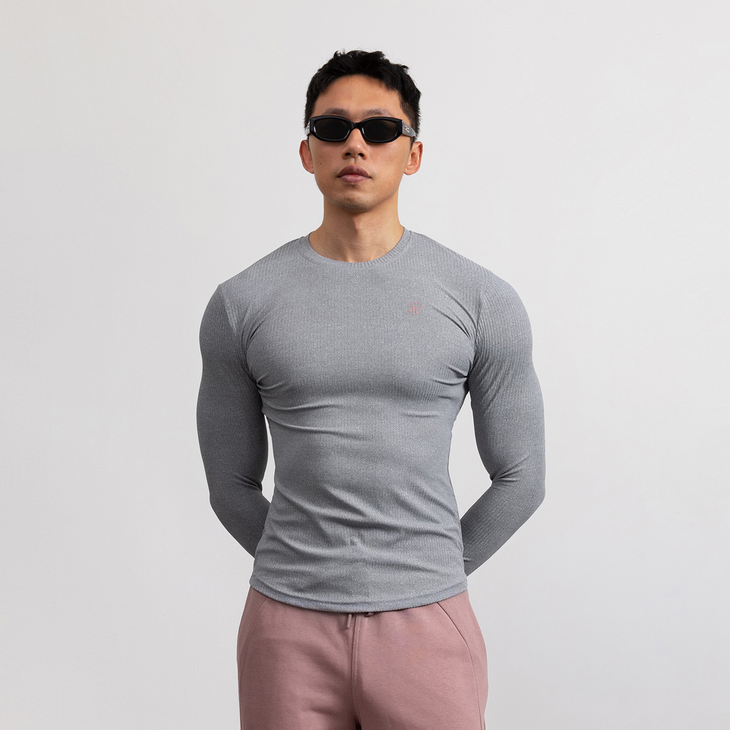 JEMVSUNP通勤基础健身修身长袖t