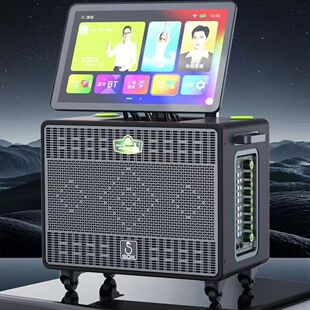 SOK音响721 蓝牙音箱 722视频一体机KTV户外广场舞家庭娱乐便携式