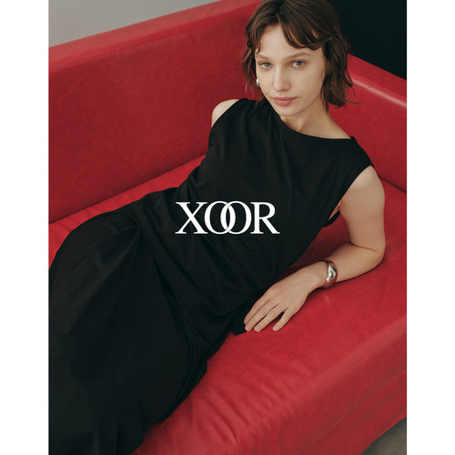XOOR天丝棉扭结收腰显瘦两件套女