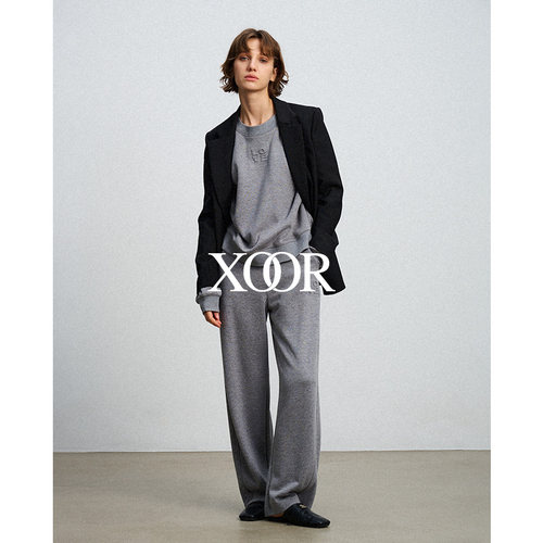 XOOR简约时尚款卫裤2025女