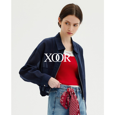 XOOR清凉通透夹克短外套