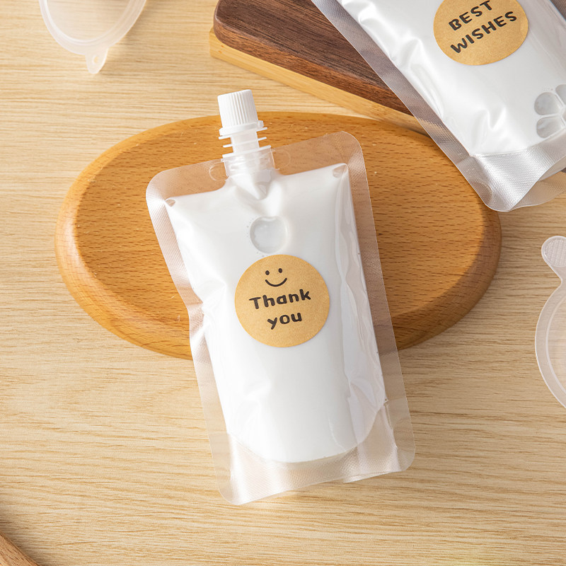 一次性透明吸嘴袋厚椰乳淡奶油自立分装袋中药饮料豆浆密封打包袋,包装,饮料包装,淘宝优惠券,粉丝福利购,淘宝优惠卷