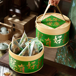 端午节蒸笼礼盒粽子包装盒高端外包装手提2025新款礼品盒空盒高档