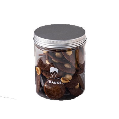 雪花曲奇坚果零食密封罐包装盒