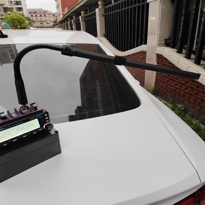 车载电台天线折尺装逼神器88cm高增益战术折叠扁钢天线背负式电台