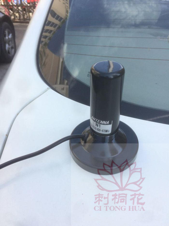 对讲机天线 小钢炮UV双段 超短车载天线 迷你超强 手台 车台通用