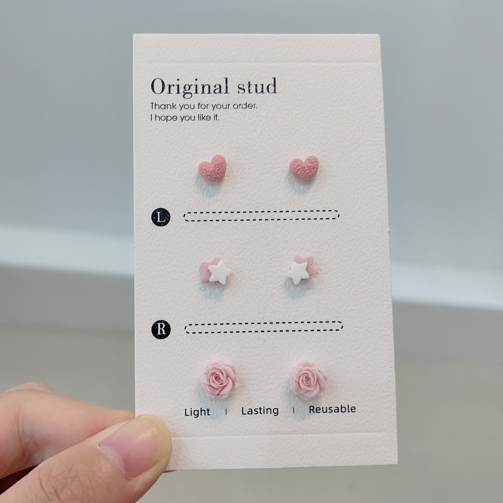 新款粉色玫瑰花朵生物瓷针耳钉套装女简约小巧耳环设计感少女耳饰,饰品/流行首饰/时尚饰品新,耳钉,淘宝优惠券,粉丝福利购,淘宝优惠卷