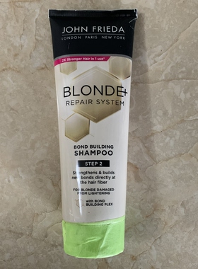现货澳洲John Frieda Blonde+ Repair System Bond 洗发水250ml