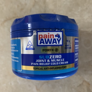 Sub 现货澳洲Pain Away Forte Joint膏70g Zero