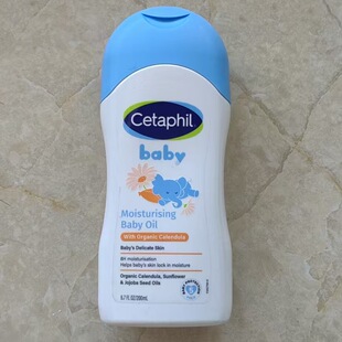 现货澳洲Cetaphil 丝塔芙Baby Moisturising Baby 按摩油200ml
