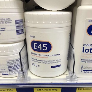 现货澳洲E45 Moisturising Cream for Dry Skin保湿霜500g