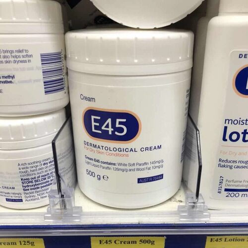 现货澳洲E45 Moisturising Cream for Dry Skin保湿霜500g