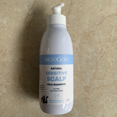 现货澳洲MooGoo Natural Milk Shampoo 洗发水500ml