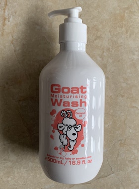现货澳洲Goat Body Wash With Coconut Oil沐浴露500ml