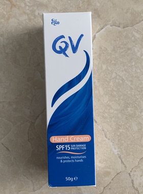 现货澳洲QV Hand Cream SPF 15防晒护手霜 50g