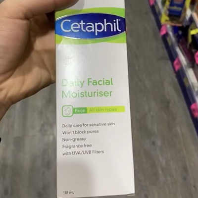 现货澳洲Cetaphil丝塔芙 SPF15保湿敏感肌保湿防晒霜118ml